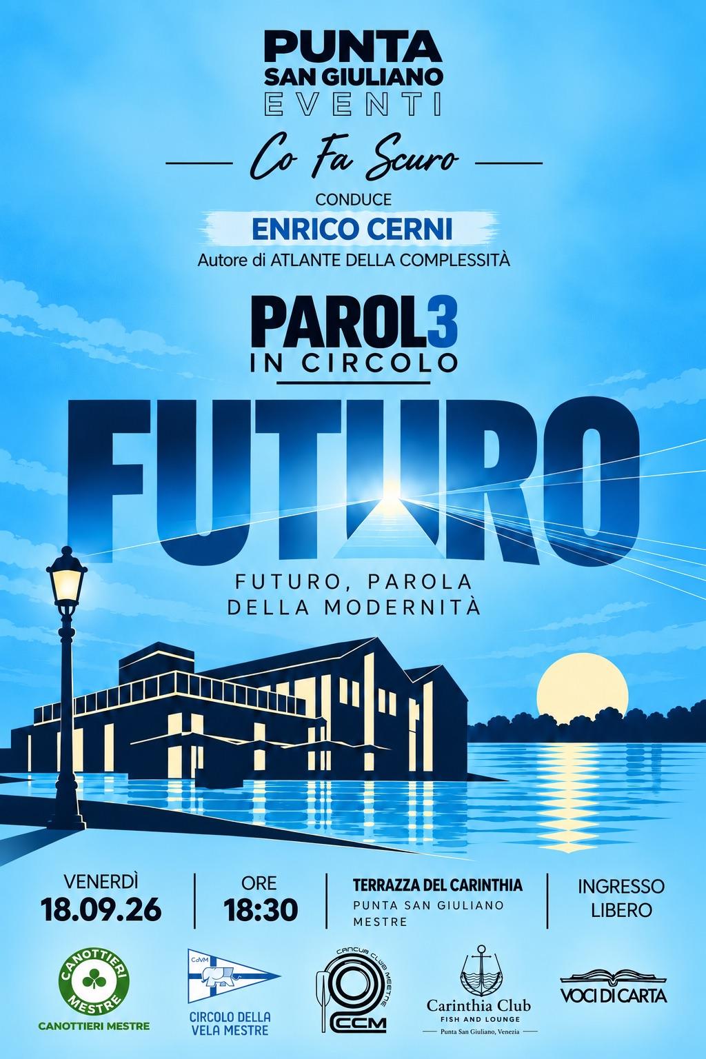 Locandina: Futuro, ven 18 settembre, Terrazza del Carinthia Club